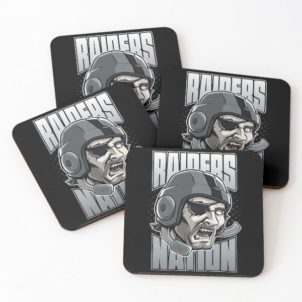 Item preview, Raider Nation Warrior - Silver and Black Pirate Mascot Art designed and sold by Canache.