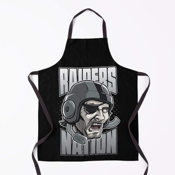 Item preview, Raider Nation Warrior - Silver and Black Pirate Mascot Art designed and sold by Canache.