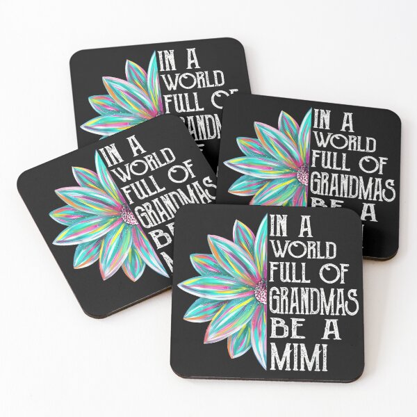 Item preview, In A World Full Of Grandmas Be A Mimi Colorful Flower designed and sold by MariCanal.