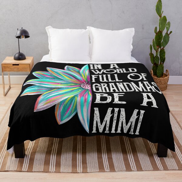 Item preview, In A World Full Of Grandmas Be A Mimi Colorful Flower designed and sold by MariCanal.