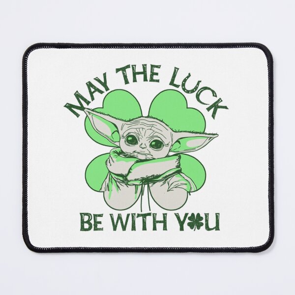 Item preview, May The Luck Be With You - Baby Yoda Design, Funny St Patrick’s Day Gift Idea designed and sold by RickStillDesigns.