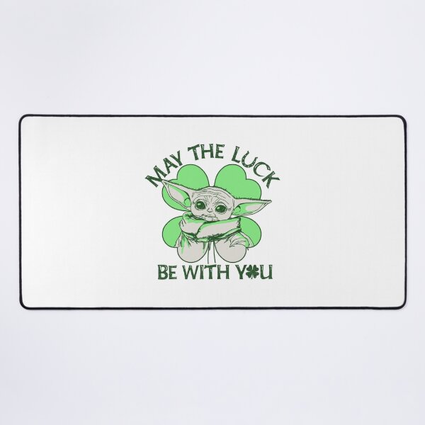 Item preview, May The Luck Be With You - Baby Yoda Design, Funny St Patrick’s Day Gift Idea designed and sold by RickStillDesigns.