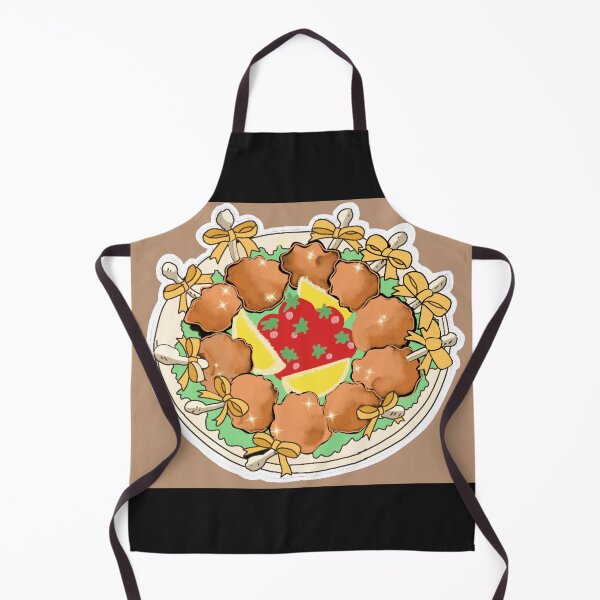 Item preview, Cute aesthetic chicken lollipop dinner illustration designed and sold by Janevivictoria.