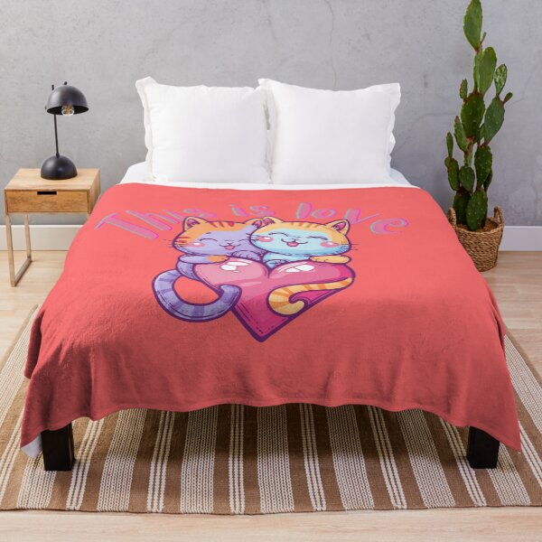 Item preview, Retro Y2K Aesthetic Cats Love Graphic T-Shirt - Trendy Valentine's Day Outfit designed and sold by illeN-Art-World.