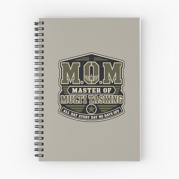 Item preview, M.O.M Master Of Multi Tasking Military Style Mom Badge Design designed and sold by Mindworx21.