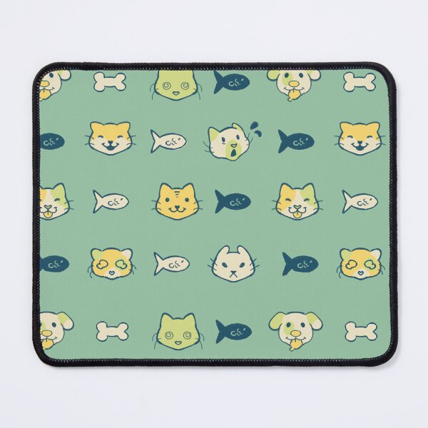 Item preview, Cute Cats and Dog Pattern designed and sold by AdriellyVic.