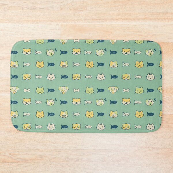 Item preview, Cute Cats and Dog Pattern designed and sold by AdriellyVic.