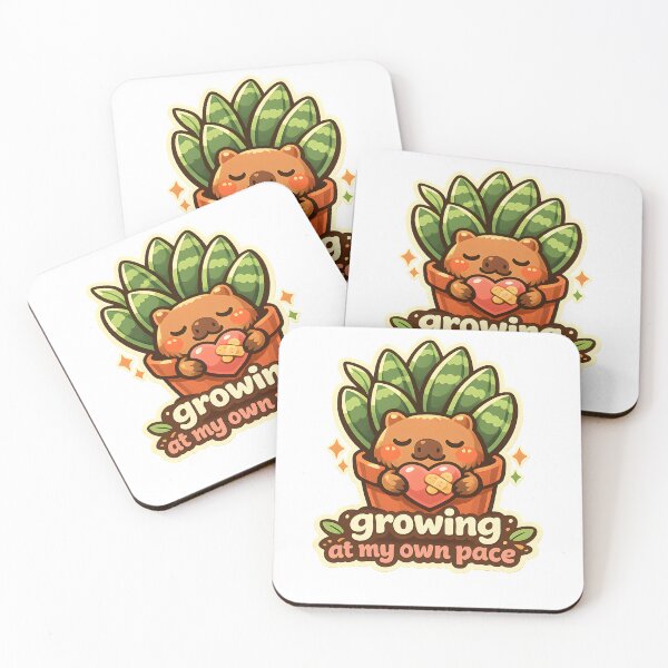 Item preview, Growing at My Own Pace Cute Plant Lover Design designed and sold by Naviora.