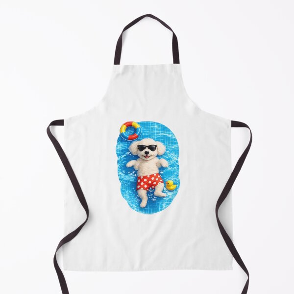 Item preview, Cute Summer Pool Dog Sticker | Funny Sunglasses Puppy Aesthetic Sticker designed and sold by Bysma.