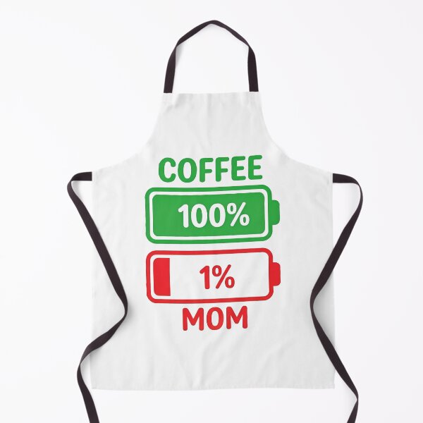 Item preview, Funny Coffee Powered Tired Mom Battery Graphic designed and sold by Silent Watch Threads..
