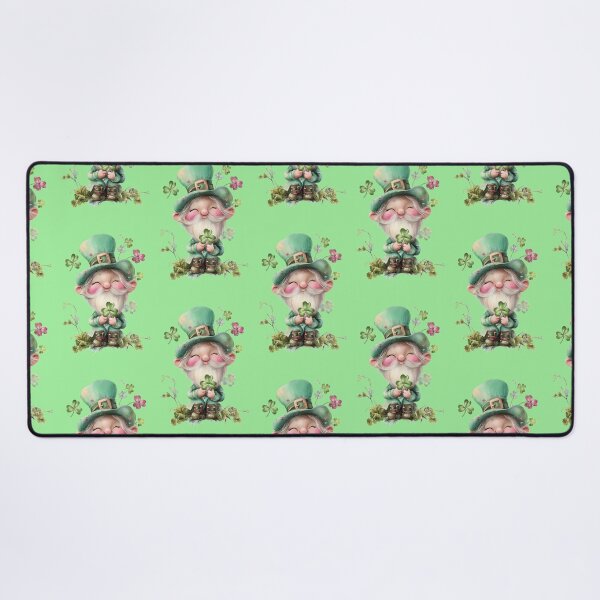 Item preview, Cute Watercolor Little Leprechaun with Lucky Clover designed and sold by illeN-Art-World.