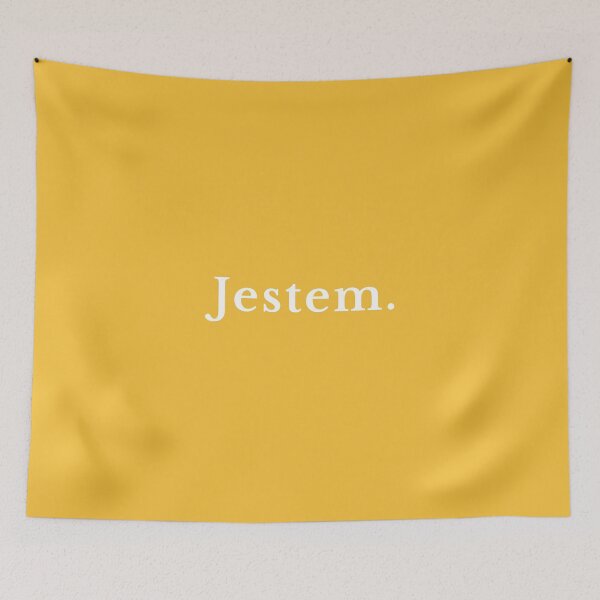Item preview, Minimalist Jestem Polish Affirmation Quote designed and sold by LekkieStudioArt.