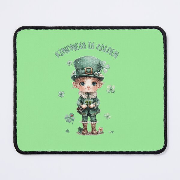 Item preview, Cute Lucky Leprechaun "Kindness is Golden" St. Pa’trik's Art designed and sold by illeN-Art-World.