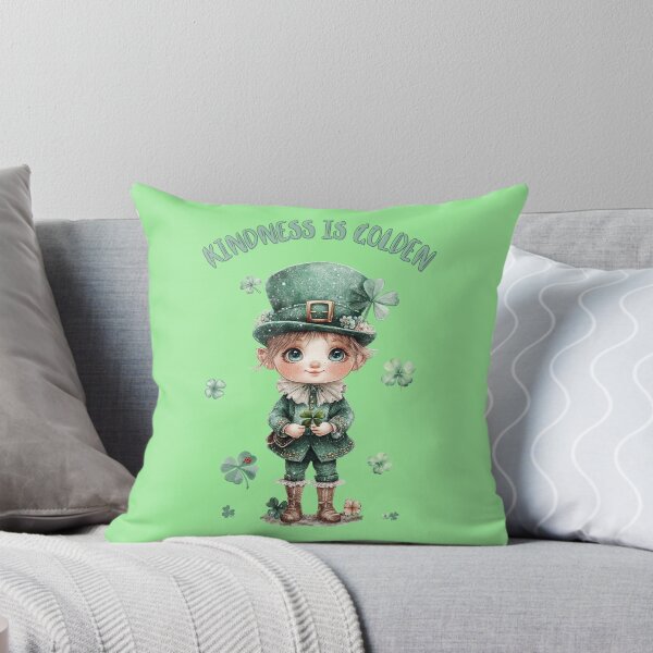 Item preview, Cute Lucky Leprechaun "Kindness is Golden" St. Pa’trik's Art designed and sold by illeN-Art-World.