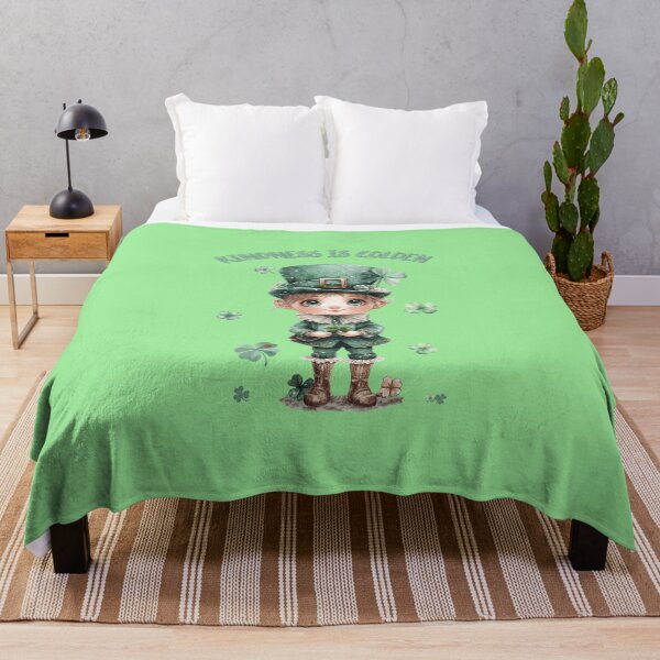 Item preview, Cute Lucky Leprechaun "Kindness is Golden" St. Pa’trik's Art designed and sold by illeN-Art-World.