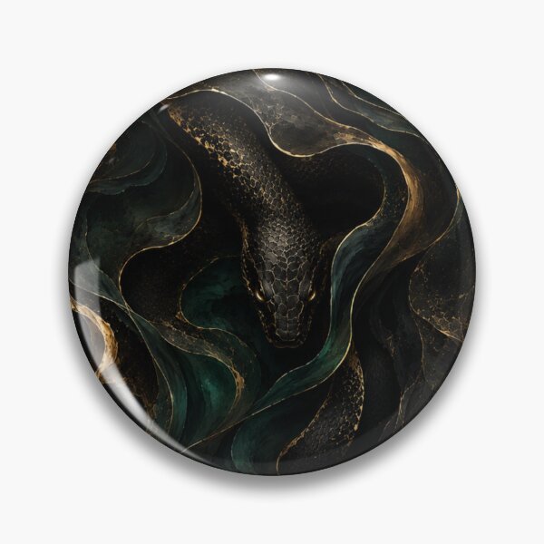 Item preview, Emerald Obsidian Snake Abstract designed and sold by Bellassi.