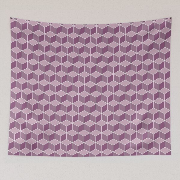 Item preview, 3d Cubes Pattern Purple designed and sold by sifis.