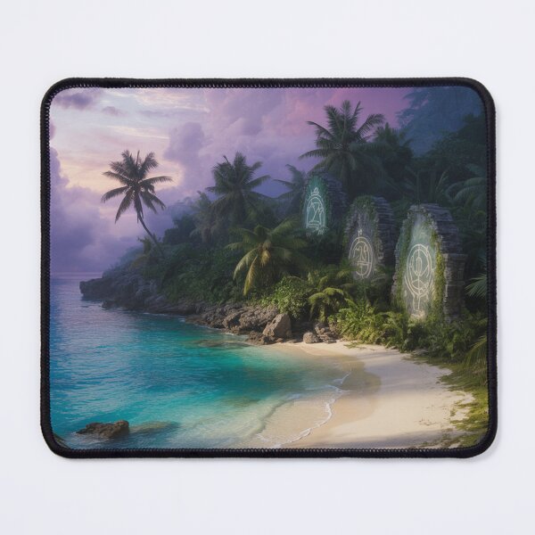 Item preview, A mystical tropical  sunset. designed and sold by Lilashakti ⭐️ ⭐️ ⭐️ ⭐️ ⭐️.