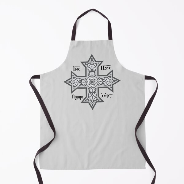Item preview, Coptic Cross Grey Icon designed and sold by sifis.
