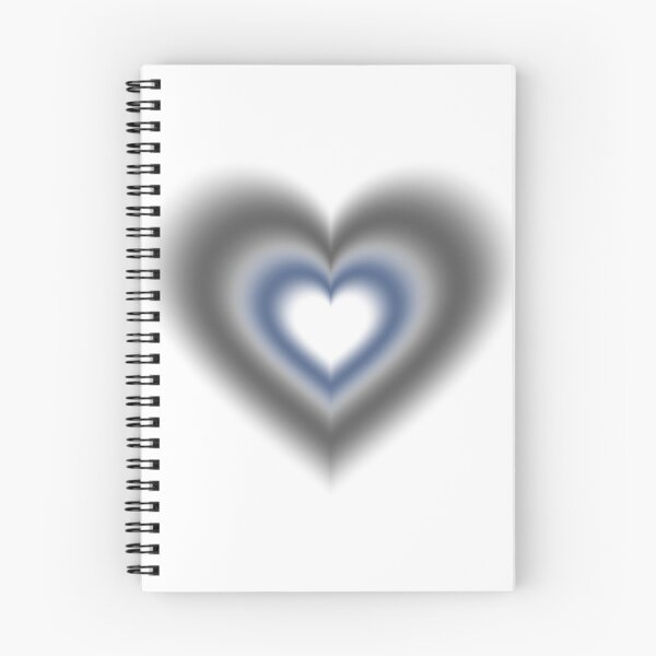 Item preview, Black and dark blue blurry hearts designed and sold by serenebookworm.