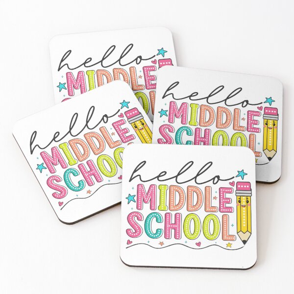 Item preview, Hello Middle School Back to School 2026 designed and sold by VibranPalette.