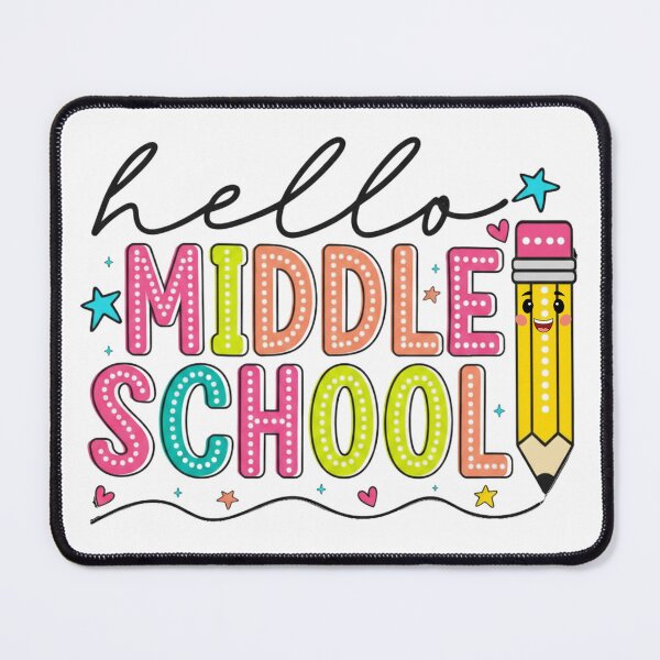Item preview, Hello Middle School Back to School 2026 designed and sold by VibranPalette.