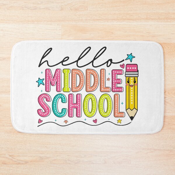 Item preview, Hello Middle School Back to School 2026 designed and sold by VibranPalette.