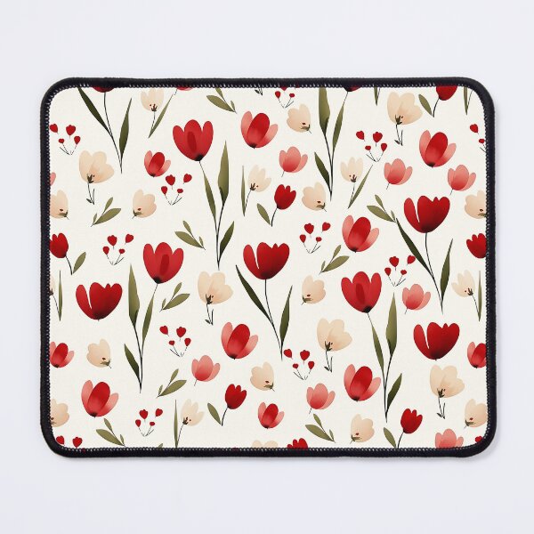Item preview, Minimalist Red Tulip Flora designed and sold by DreamyLayer.