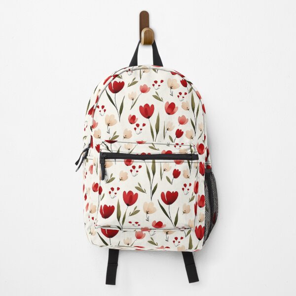 Item preview, Minimalist Red Tulip Flora designed and sold by DreamyLayer.