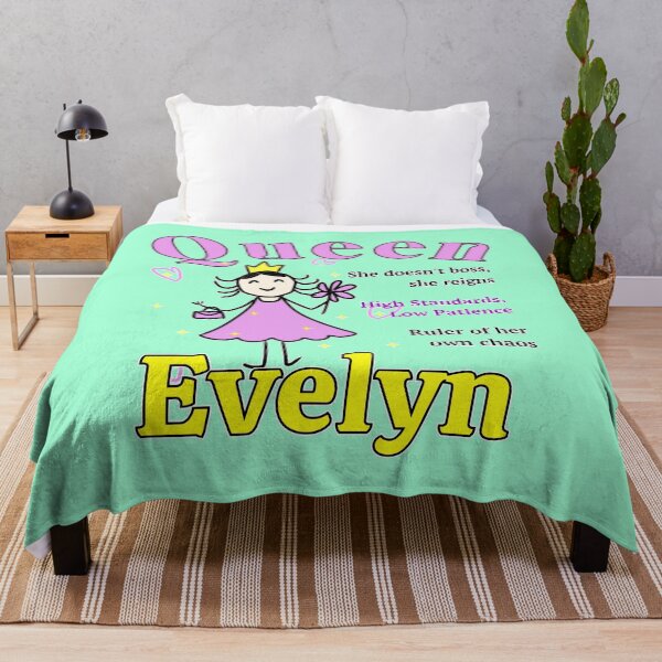 Item preview, Queen Evelyn - Personalized Name Gift - Doodle Style designed and sold by illeN-Art-World.