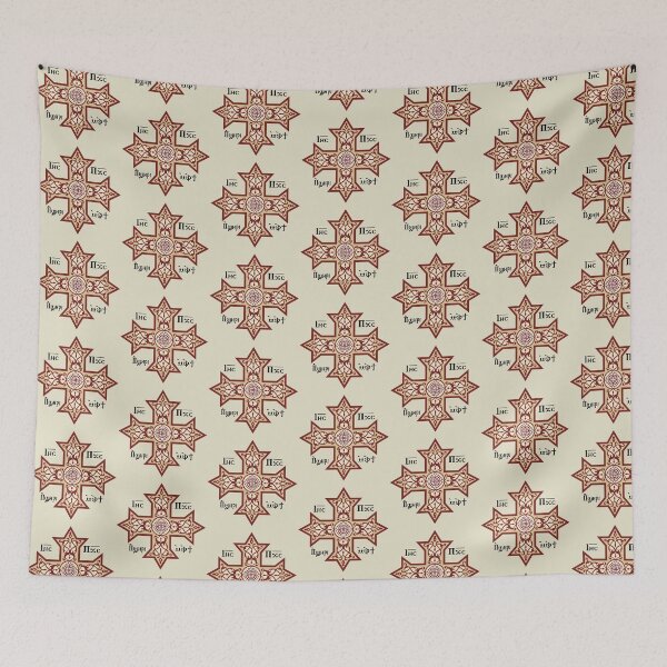 Item preview, Coptic Cross Beige Icon designed and sold by sifis.
