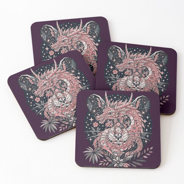 Item preview, Geometric Floral Mythical Art designed and sold by unboxedbyJuls.