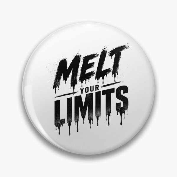 Item preview, Melt Your Limits Typography Poster designed and sold by Newthingzy.