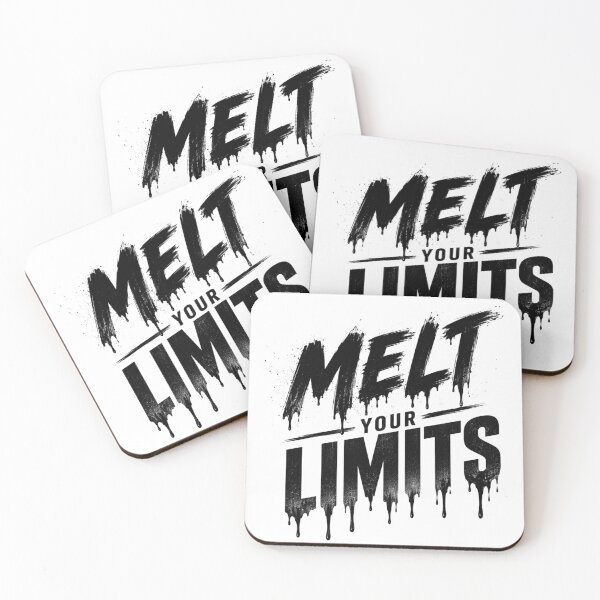 Item preview, Melt Your Limits Typography Poster designed and sold by Newthingzy.