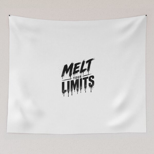 Item preview, Melt Your Limits Typography Poster designed and sold by Newthingzy.