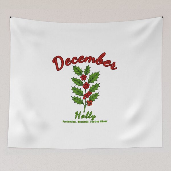Item preview, December Birth Flower - Holly designed and sold by DixieGirlStudio.