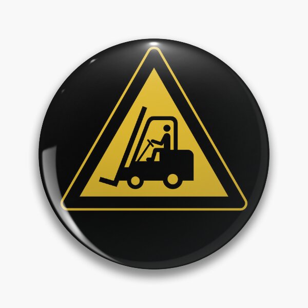 Item preview, Forklift Warning Triangle Sign designed and sold by sifis.