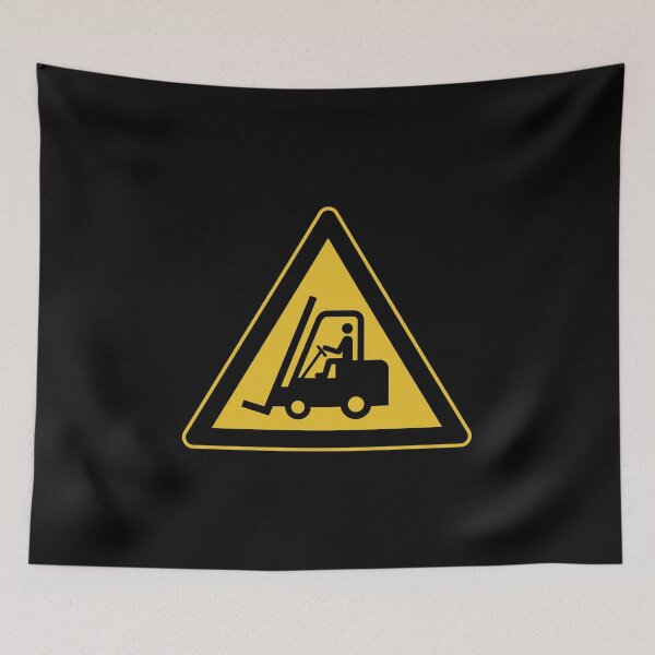 Item preview, Forklift Warning Triangle Sign designed and sold by sifis.