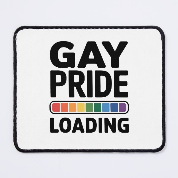 Item preview, Gay Pride Loading Funny LGBTQ+ Rainbow Pride Quote designed and sold by Say It With Ink.