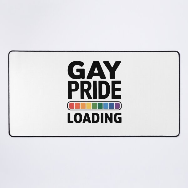 Item preview, Gay Pride Loading Funny LGBTQ+ Rainbow Pride Quote designed and sold by Say It With Ink.