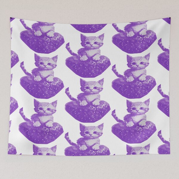 Item preview, Kitten in a Strawberry designed and sold by kinpirks.