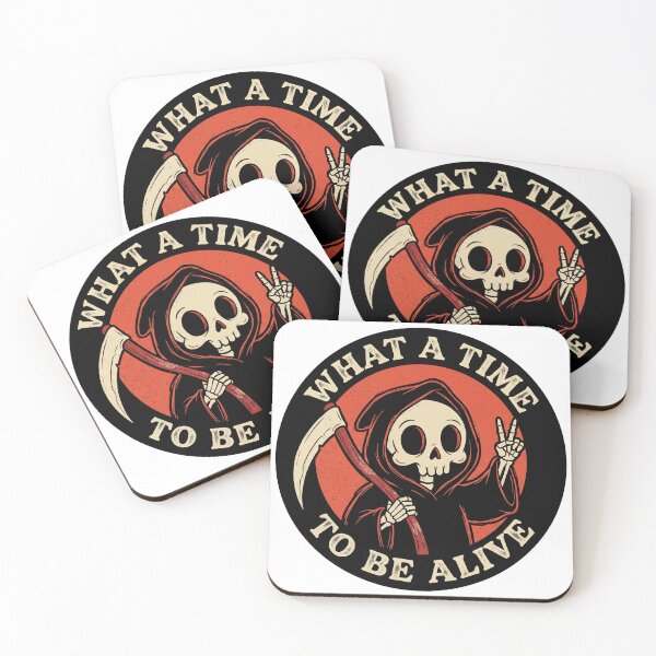 Item preview, What A Time To Be Alive - skully designed and sold by shellle in the ocean.