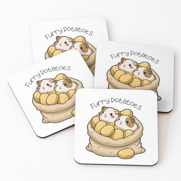 Item preview, Guinea Pig Potato Furry Potatoes Cute Guinea Pigs designed and sold by happiecatstore.