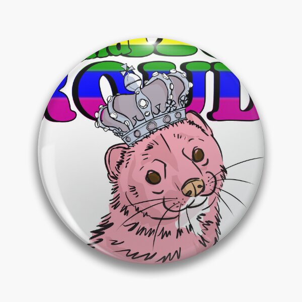 Item preview, Furry and proud pink weasel designed and sold by belettelepink.
