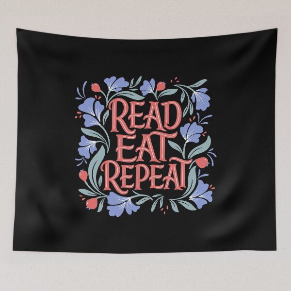Item preview, Read, Eat, Repeat. Book club, readers, book lovers designed and sold by iclipart.