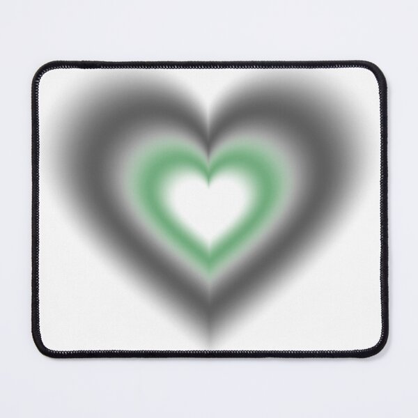 Item preview, Black and dark green blurry hearts designed and sold by serenebookworm.