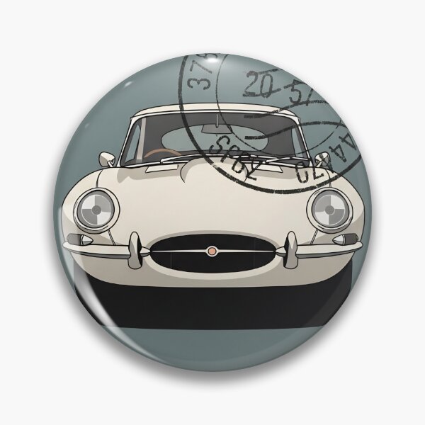 Item preview, Jaguar E-Type Series 1 British Classic Vintage Postage Stamp Art designed and sold by Motorline44.