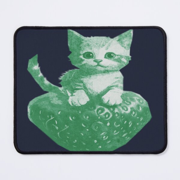 Item preview, Kitten in a Strawberry designed and sold by kinpirks.