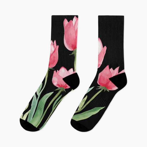 Item preview, Pink Tulips watercolor designed and sold by uunaa.