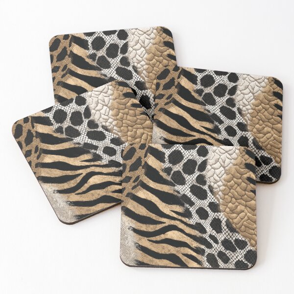 Item preview, Wild Mix — Animal Print Patchwork | Zebra Snake Leopard Seamless Pattern designed and sold by Neuro Muse Studio.